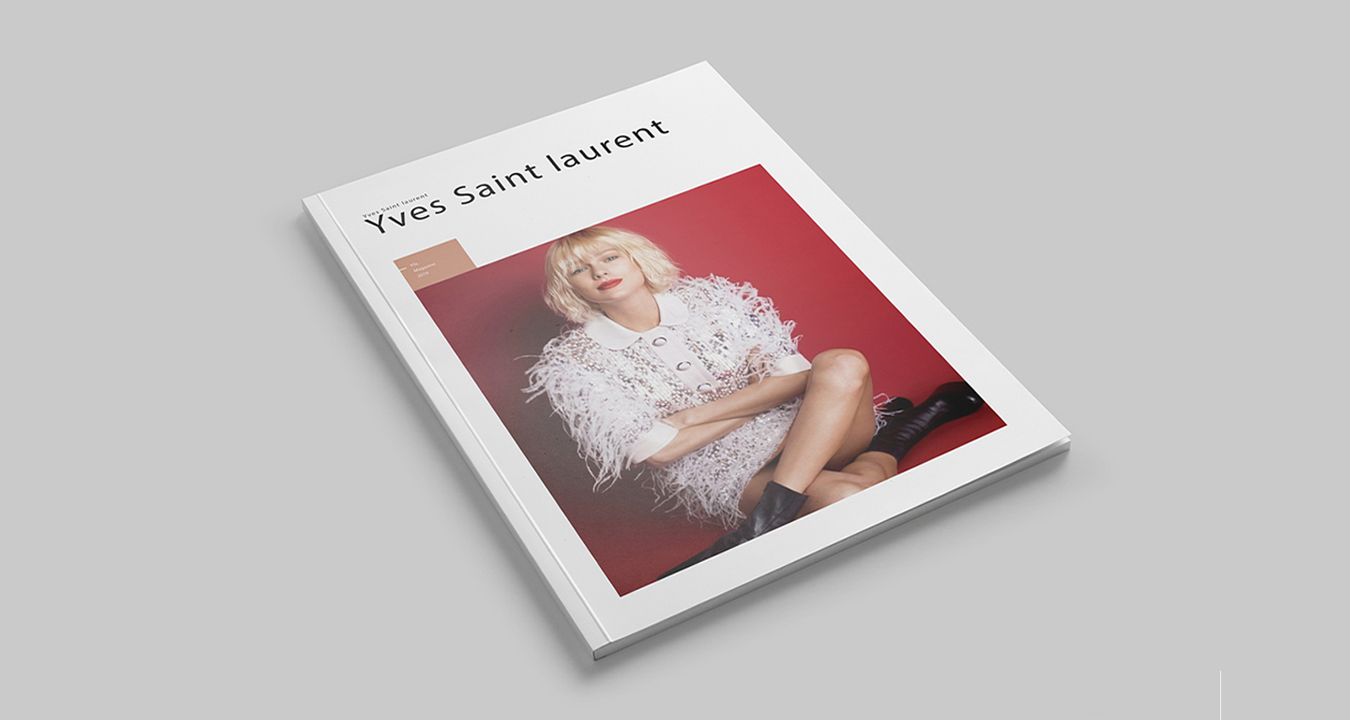 Yves Saint Laurent品牌雜志設